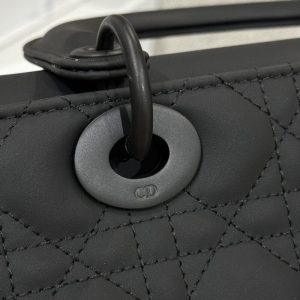 Replica Lady Dior Medium Ultramatte Black 4 Replica Lady Dior Medium Ultramatte Black - high-accuracy replica luxury purse