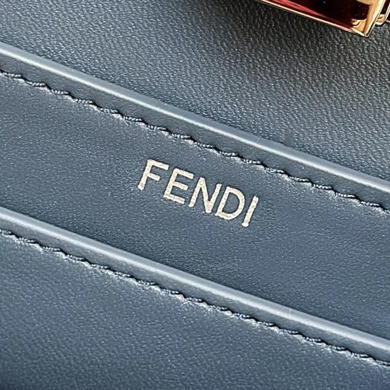 Replica Fendi Peekaboo Dark Blue 7 Replica Fendi Peekaboo Dark Blue - authentic-look luxury purse replica