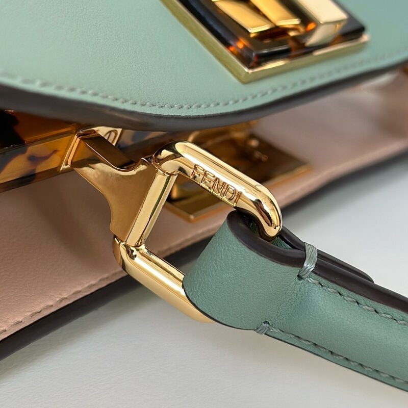 Replica Fendi Peekaboo Medium Light Green - high-end fake designer purse