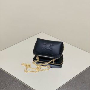 Replica Celine Triomphe Clutch Black 7 Replica Celine Triomphe Clutch Black - best quality luxury bag dupe