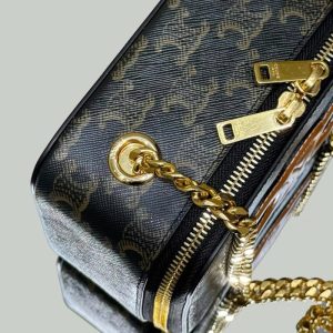 Replica Celine Triomphe Box on Chain - 1:1 designer replica handbag