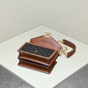 Replica Celine Triomphe Chain WOC - near-authentic luxury replica handbag