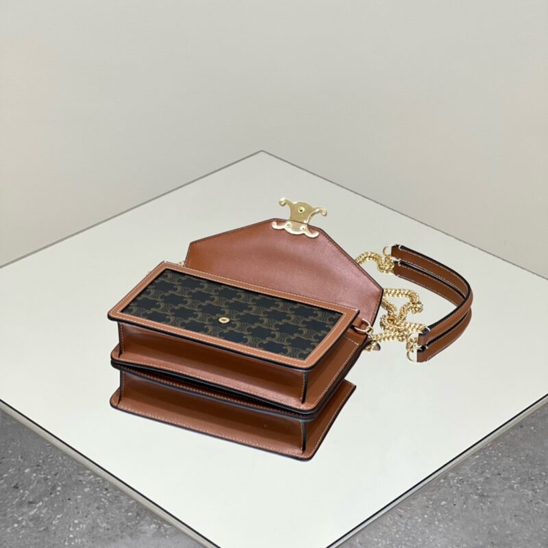Replica Celine Triomphe Chain WOC - near-authentic luxury replica handbag