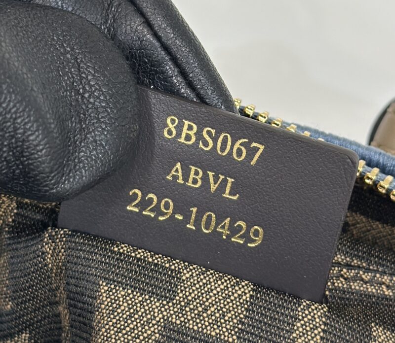 Replica Fendi By The Way Boston Blue Denim - top-rated replica designer bag