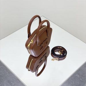 Replica Celine Bowling Bag Brown 7 Replica Celine Bowling Bag Brown - high-accuracy replica luxury purse