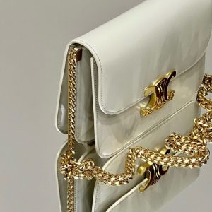 Replica Celine Teen Triomphe Bag White 7 Replica Celine Teen Triomphe Bag White - ultra-realistic fake designer tote