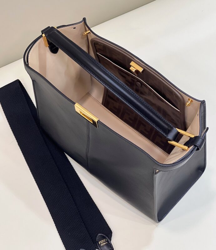 Replica Fendi Peekaboo X Lite Black - high-accuracy replica luxury purse