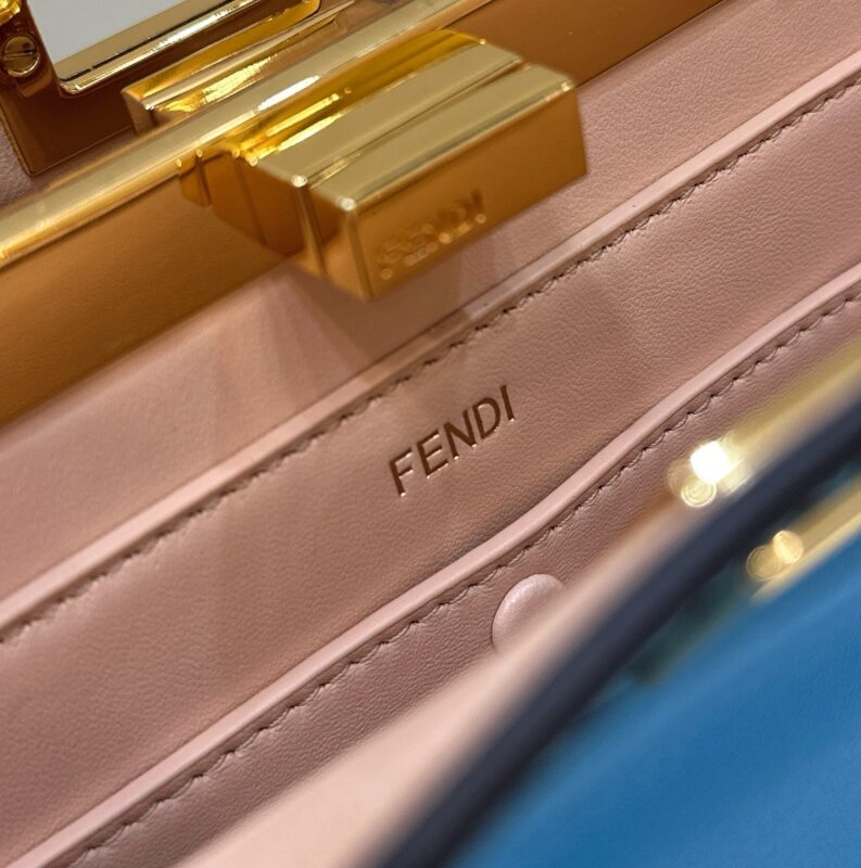 Replica Fendi Peekaboo Large Blue 8 Replica Fendi Peekaboo Large Blue - high-quality designer bag clone