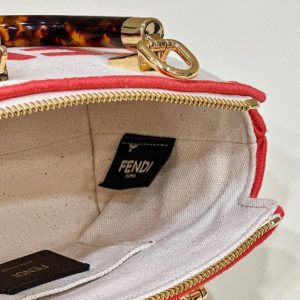 Replica Fendi By The Way Boston Red White 8 Replica Fendi By The Way Boston Red White - ultra-realistic fake designer tote