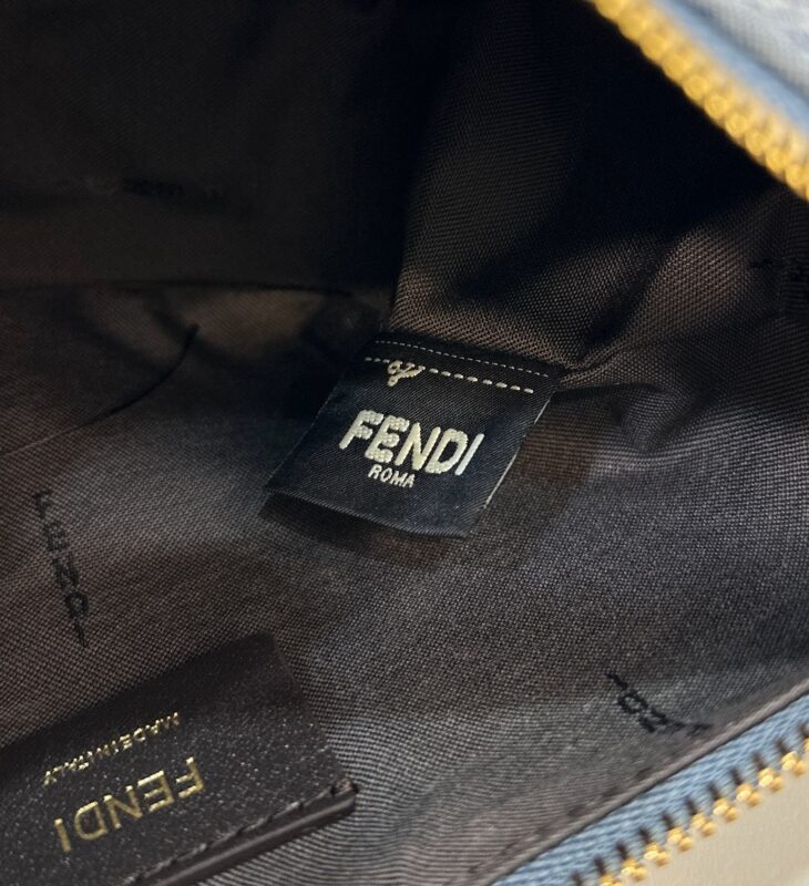 Replica Fendi Fendigraphy Small Denim Blue 8 Replica Fendi Fendigraphy Small Denim Blue - high-end fake designer purse