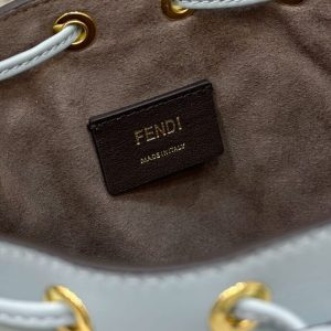 Replica Fendi Tresor Mini Bucket Blue 8 Replica Fendi Tresor Mini Bucket Blue - ultra-realistic fake designer tote