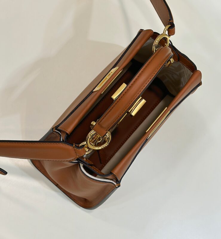 Replica Fendi Peekaboo Medium Brown 8 Replica Fendi Peekaboo Medium Brown - high-quality designer bag clone
