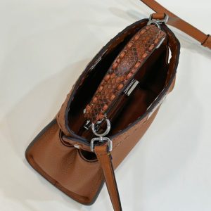Replica Fendi Peekaboo Small Brown 9 Replica Fendi Peekaboo Small Brown - high-accuracy replica luxury purse