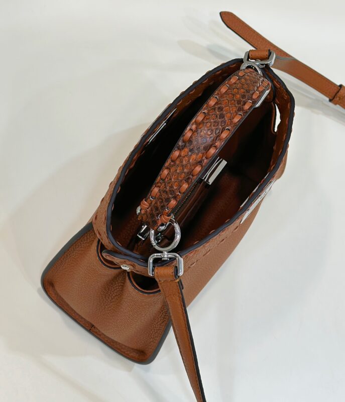 Replica Fendi Peekaboo Small Brown 9 Replica Fendi Peekaboo Small Brown - high-accuracy replica luxury purse
