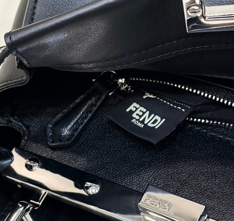 Replica Fendi Peekaboo Small Black 9 Replica Fendi Peekaboo Small Black - ultra-realistic fake designer tote