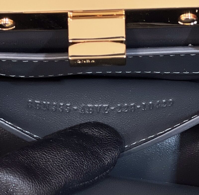 Replica Fendi Peekaboo Mini Black - 1:1 designer replica handbag
