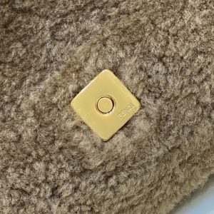 Replica Fendi Baguette Brown Wool 8 Replica Fendi Baguette Brown Wool - top-tier luxury replica shoulder bag