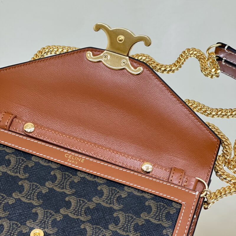Replica Celine Triomphe Chain WOC - ultra-realistic fake designer tote