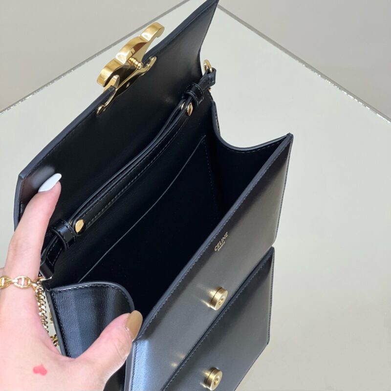 Replica Celine Clutch Soir Black 8 Replica Celine Clutch Soir Black - top-tier luxury replica shoulder bag