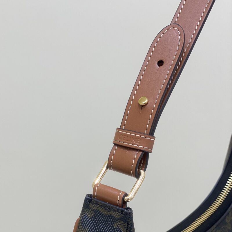 Replica Celine Triomphe Moon Bag Brown 8 Replica Celine Triomphe Moon Bag Brown - top-tier luxury replica shoulder bag
