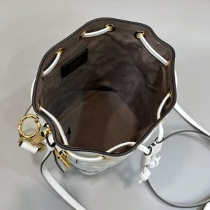 Replica Fendi Tresor Mini Bucket White 7 Replica Fendi Tresor Mini Bucket White - best-selling designer handbag dupe
