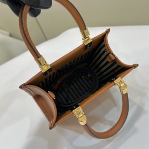 Replica Fendi Mini Tote Brown 9 Replica Fendi Mini Tote Brown - elite superclone designer purse