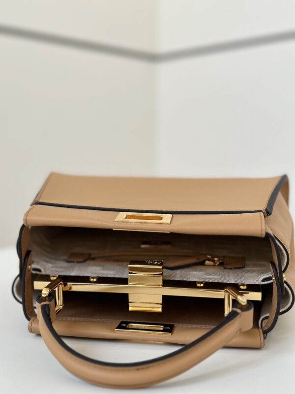 Replica Fendi Peekaboo Large Light Brown 9 Replica Fendi Peekaboo Large Light Brown - high-end fake designer purse