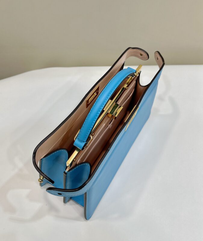 Replica Fendi Peekaboo Large Blue 9 Replica Fendi Peekaboo Large Blue - ultra-realistic fake designer tote