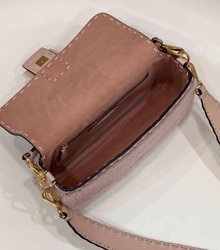 Replica Fendi Baguette Pink Wool 9 Replica Fendi Baguette Pink Wool - top-rated replica designer bag