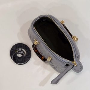 Replica Fendi By The Way Boston Blue Wool 9 Replica Fendi By The Way Boston Blue Wool - top-rated replica designer bag