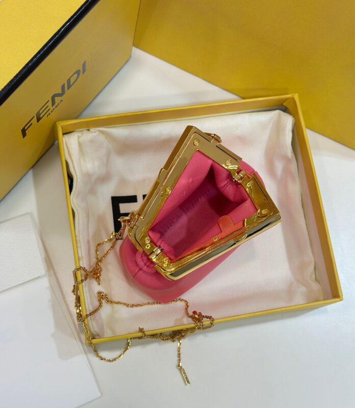 Replica Fendi First Mini Pink - ultra-realistic fake designer tote
