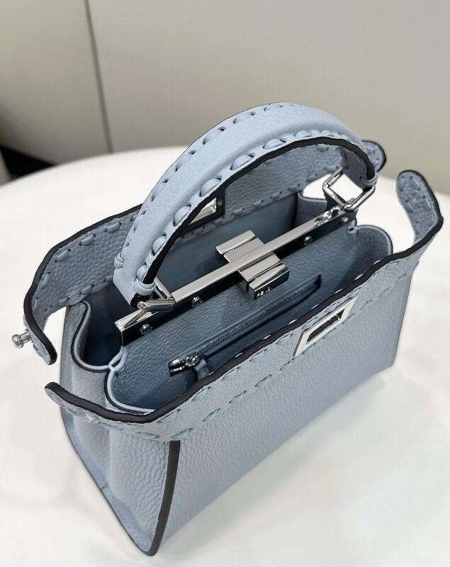Replica Fendi Peekaboo Small Sky Blue 8 Replica Fendi Peekaboo Small Sky Blue - best-selling designer handbag dupe