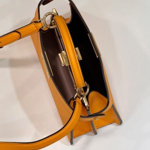Replica Fendi Peekaboo Medium Orange 8 Replica Fendi Peekaboo Medium Orange - 1:1 designer replica handbag
