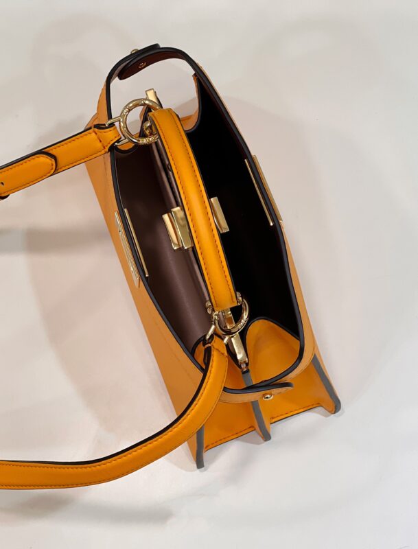 Replica Fendi Peekaboo Medium Orange 8 Replica Fendi Peekaboo Medium Orange - 1:1 designer replica handbag