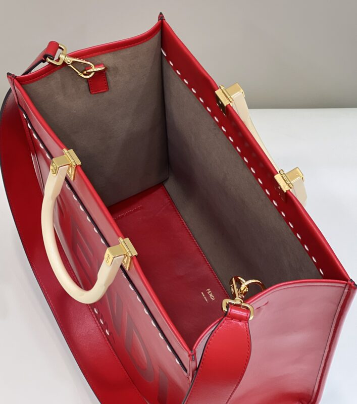 Replica Fendi Peekaboo Tote Red 9 Replica Fendi Peekaboo Tote Red - best quality luxury bag dupe
