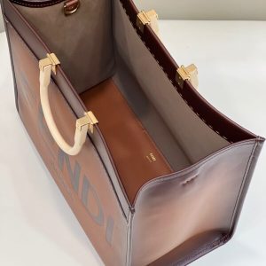 Replica Fendi Peekaboo Tote Brown 9 Replica Fendi Peekaboo Tote Brown - authentic-look luxury purse replica