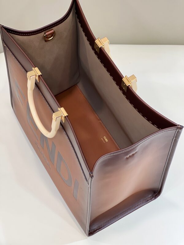 Replica Fendi Peekaboo Tote Brown 9 Replica Fendi Peekaboo Tote Brown - authentic-look luxury purse replica
