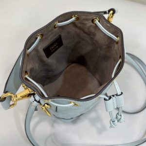 Replica Fendi Tresor Mini Bucket Blue 9 Replica Fendi Tresor Mini Bucket Blue - near-authentic luxury replica handbag
