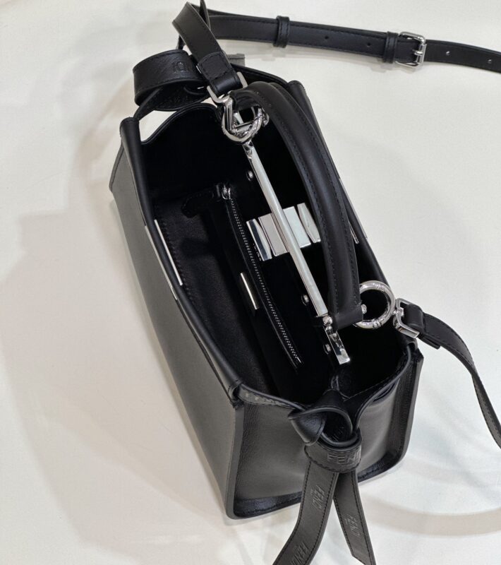 Replica Fendi Peekaboo Small Black 10 Replica Fendi Peekaboo Small Black - realistic designer-inspired fake bag