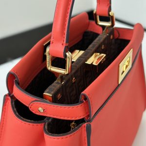 Replica Fendi Peekaboo Medium Red 9 Replica Fendi Peekaboo Medium Red - top-rated replica designer bag