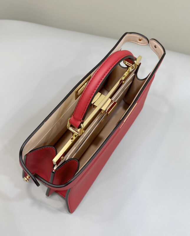 Replica Fendi Peekaboo Large Red 9 Replica Fendi Peekaboo Large Red - high-end fake designer purse