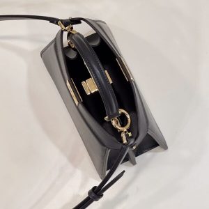 Replica Fendi Peekaboo Mini Grey 9 Replica Fendi Peekaboo Mini Grey - high-accuracy replica luxury purse
