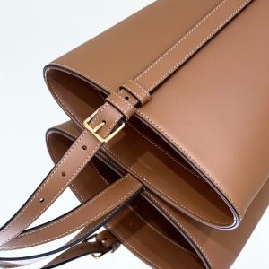 Replica Celine Triomphe Bucket Bag Brown 9 Replica Celine Triomphe Bucket Bag Brown - premium 1:1 fake handbag model