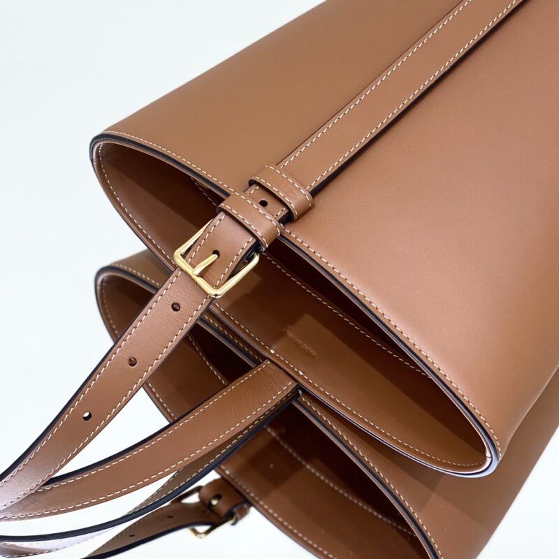 Replica Celine Triomphe Bucket Bag Brown 9 Replica Celine Triomphe Bucket Bag Brown - premium 1:1 fake handbag model