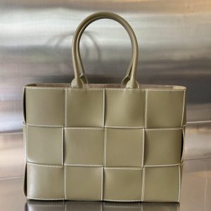 Replica Bottega Veneta Arco Tote Milk Tea 2 Replica Bottega Veneta Arco Tote - premium-grade designer purse dupe