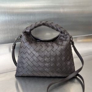 Replica Bottega Veneta Hop Mini Dark Brown 1 Replica Bottega Veneta Hop Mini - high-quality designer bag clone
