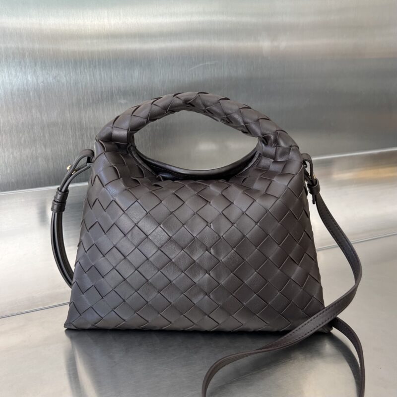 Replica Bottega Veneta Hop Mini Dark Brown 1 Replica Bottega Veneta Hop Mini - high-quality designer bag clone