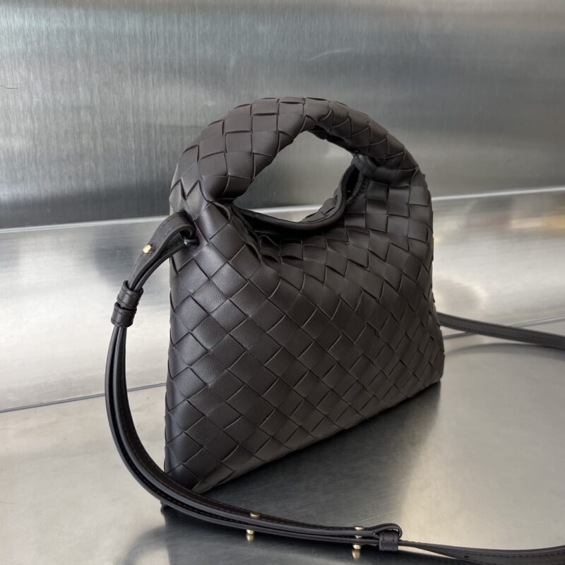 Replica Bottega Veneta Hop Mini Dark Brown 2 Replica Bottega Veneta Hop Mini - authentic-look luxury purse replica