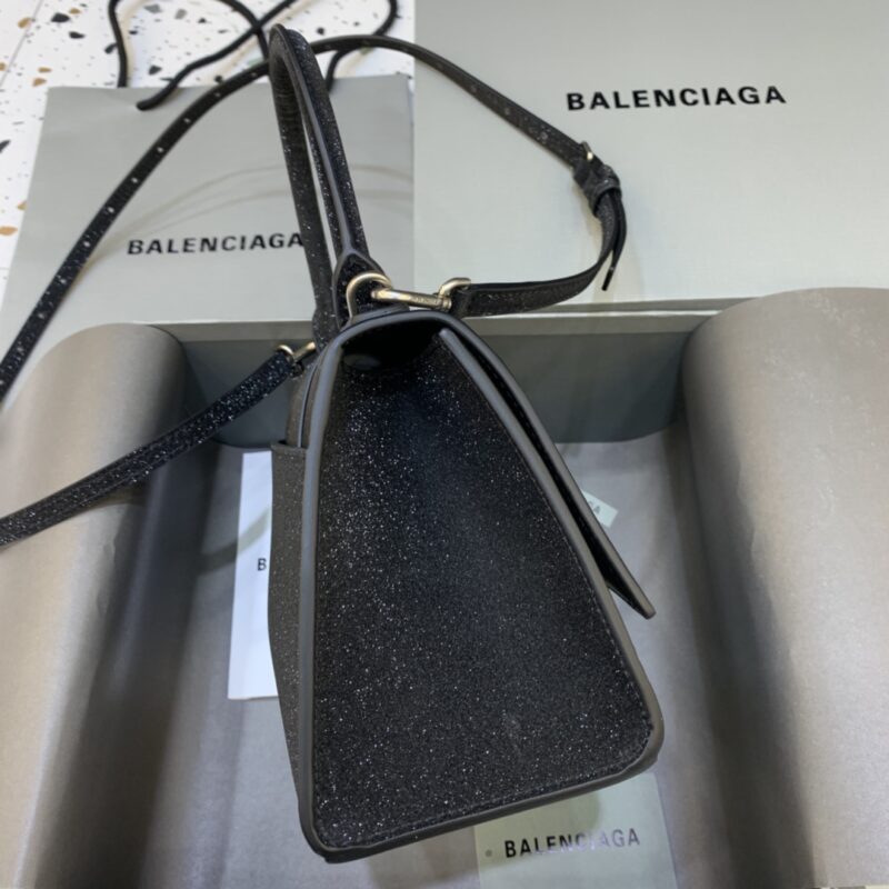 Replica Balenciaga Hourglass Shine Black 3 Replica Balenciaga Hourglass Shine Black - premium-grade designer purse dupe