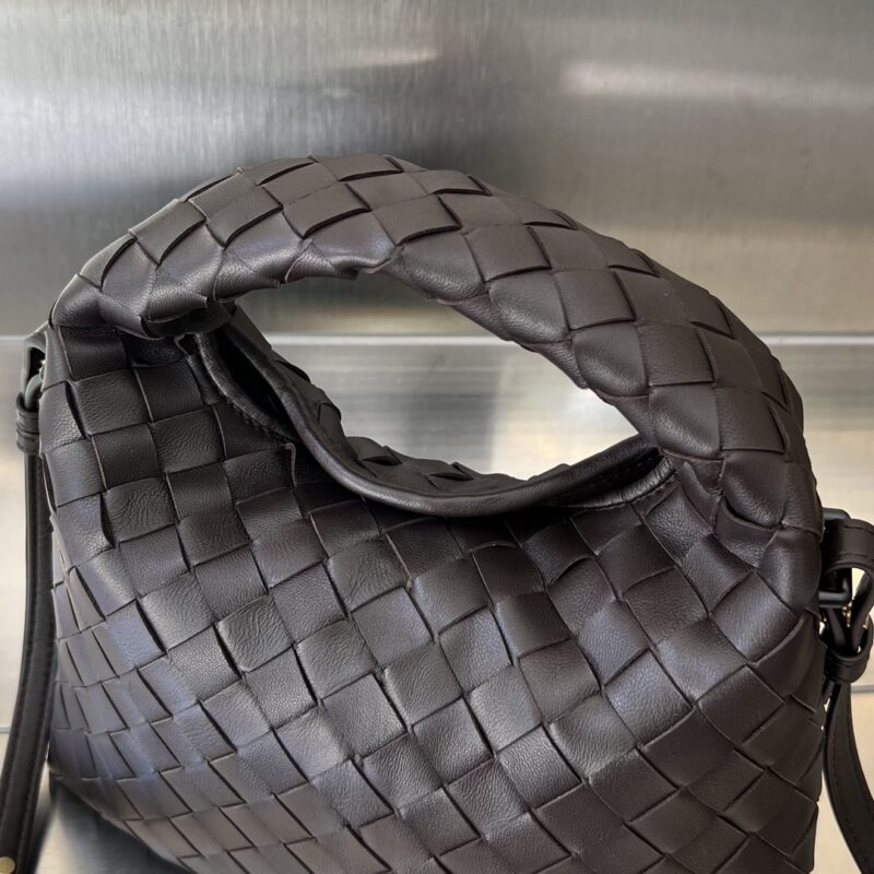 Replica Bottega Veneta Hop Mini Dark Brown 3 Replica Bottega Veneta Hop Mini - high-quality designer bag clone